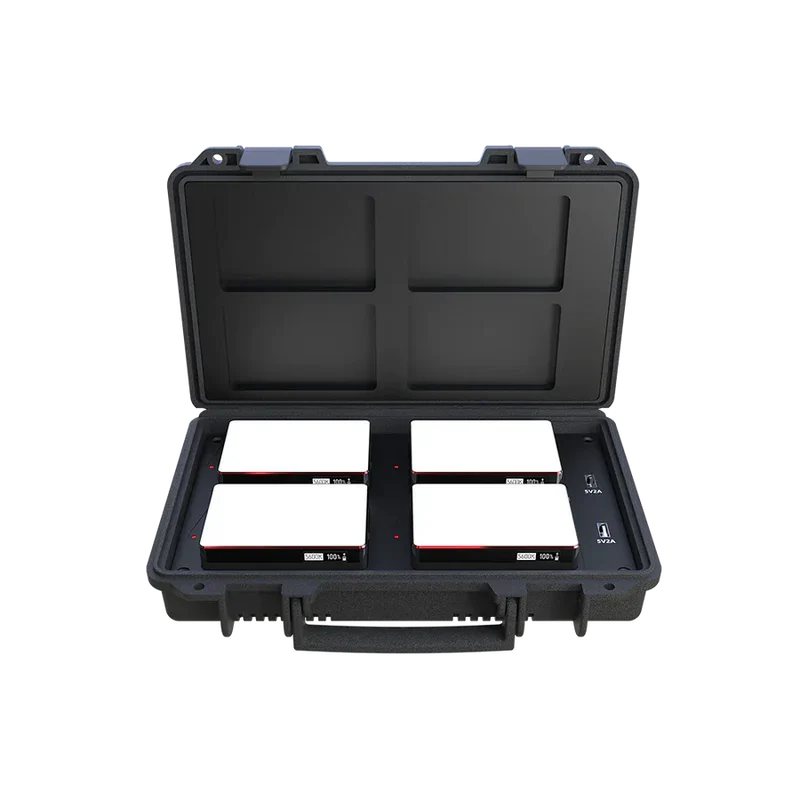 Aputure MC 4-Light Travel Kit with Charging Case
